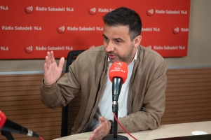 Pol Gibert en una entrevista a Ràdio Sabadell | Roger Benet