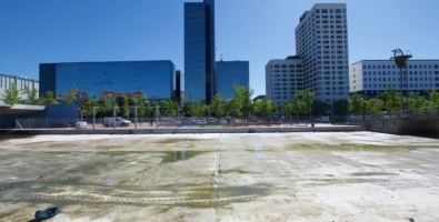 Llac del parc Catalunya, buit | Helena Molist