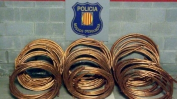 Una imatge del coure decomissat pels Mossos en una operació |ACN