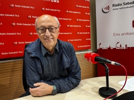 Toni Casagran, de la secció de Persones i Comunitat de la Bosch i Cardellach, avui a Ràdio Sabadell | Mireia Sans