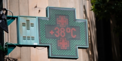 Temperatura en una farmàcia de Sabadell