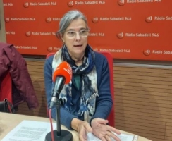 La directora de la Fundació Bosch i Cardellach, Glòria Dalmau, en una entrevista a Ràdio Sabadell | Arxiu