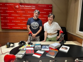 Cecília Picun i Eduard Gonzalves a Ràdio Sabadell