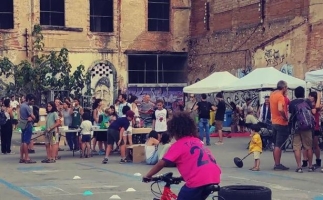 Una edició anterior del Parking Day | Cedida