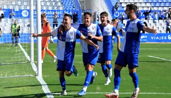 Cortés celebrant un dels gols diumenge | Críspulo Díaz