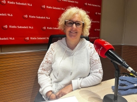 Montse González a Ràdio Sabadell | Mireia Sans