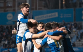 Gol del CE Sabadell contra el Lleida