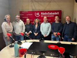 Els portaveus presents al debat aquest matí a RàdioSabadell | Mireia Sans